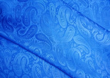 Crêpe Jacquard CJ 02 blau