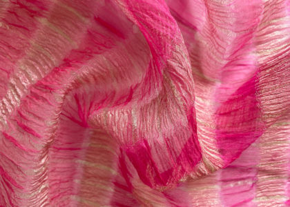 Rayon Metallic Pink gecrasht