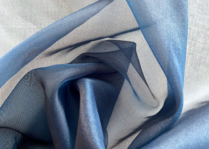 Organza Marineblau