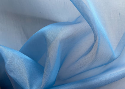 Organza Hellblau